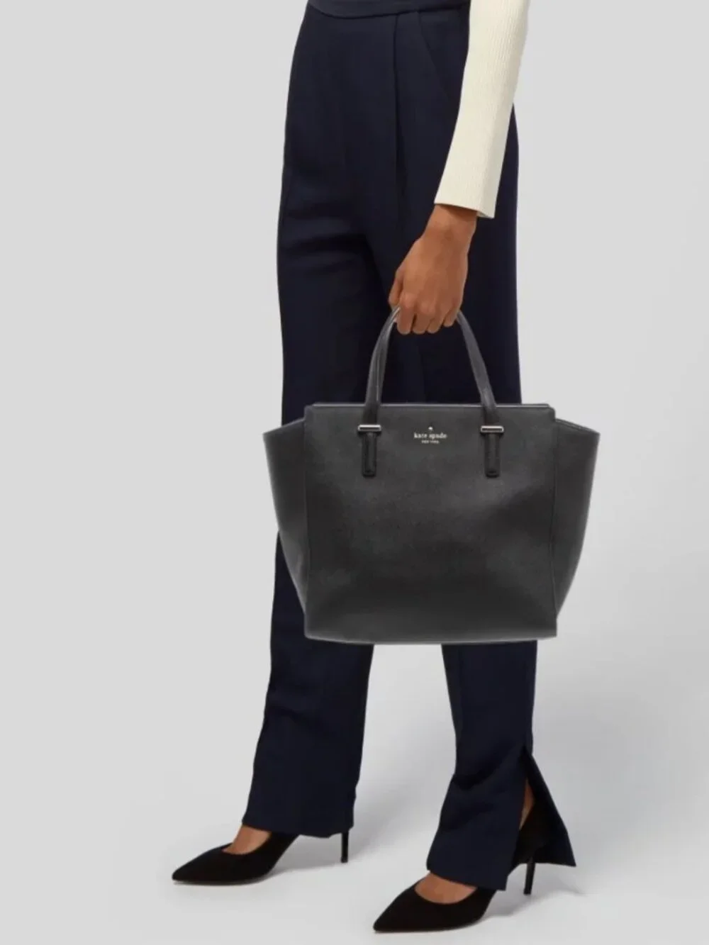 Kate Spade New York Women Saffiano Leather Top Handle bag With Wallet Combo Set
